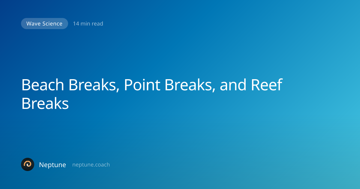 A Surfer's Guide to Wave Types: Beach Breaks, Point Breaks, and Reef ...
